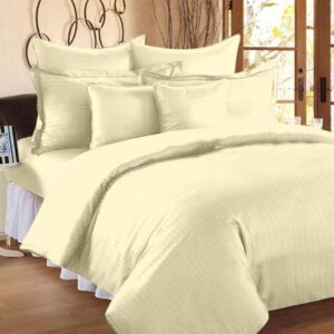 Plain Satin Cotton - Double Bedsheet