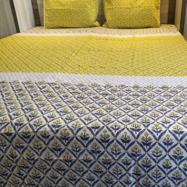 Floral Butti - Double Bedsheet - Image 9