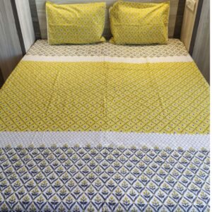 Floral Butti - Double Bedsheet