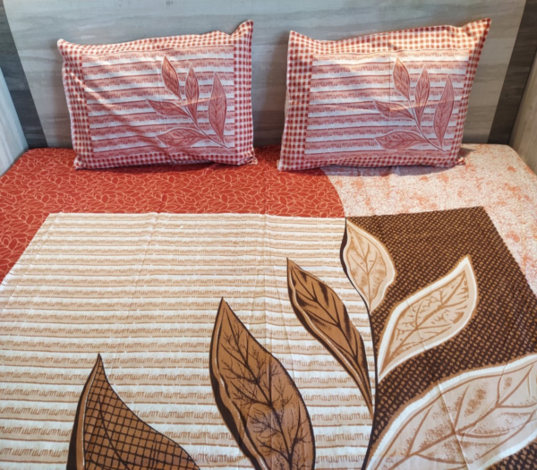 Large Leaves - Double Bedsheet - Image 4