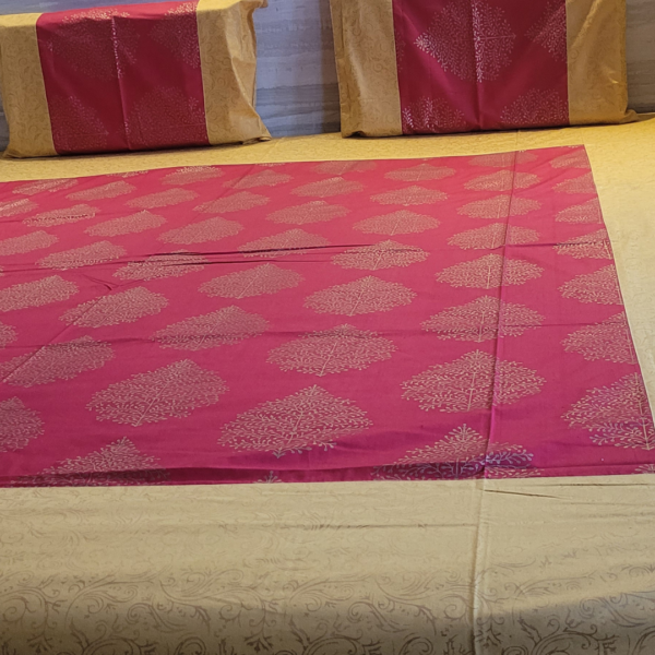 Royal Patola - Gold Double Bedsheet - Image 4
