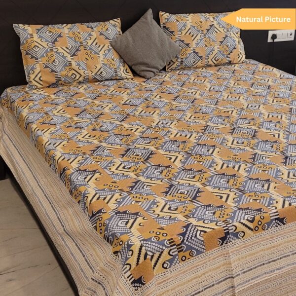 Grace Patterns Premium Cotton Double Bedsheet - Image 4