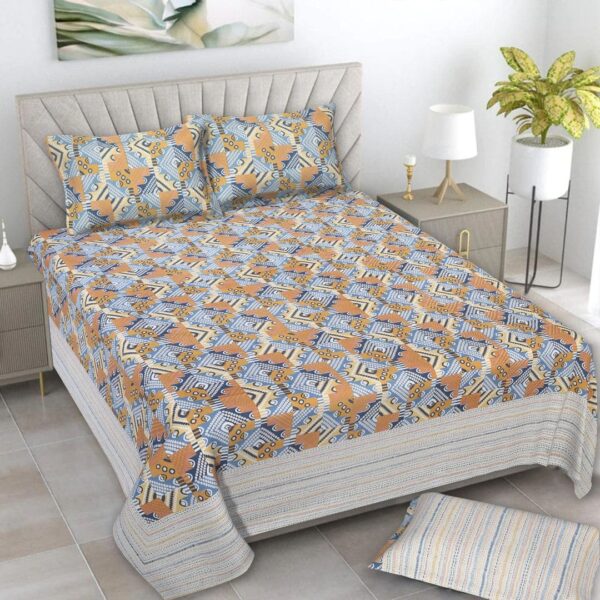 Grace Patterns Premium Cotton Double Bedsheet