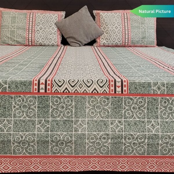 Glory Patterns Premium Double Bedsheet - Image 6