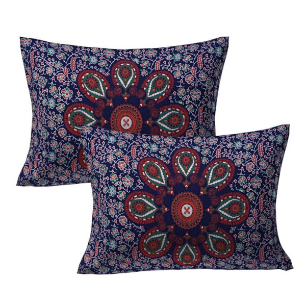 Badmeri Chillies (Badmeri block print) - Double Bedsheet - Image 3