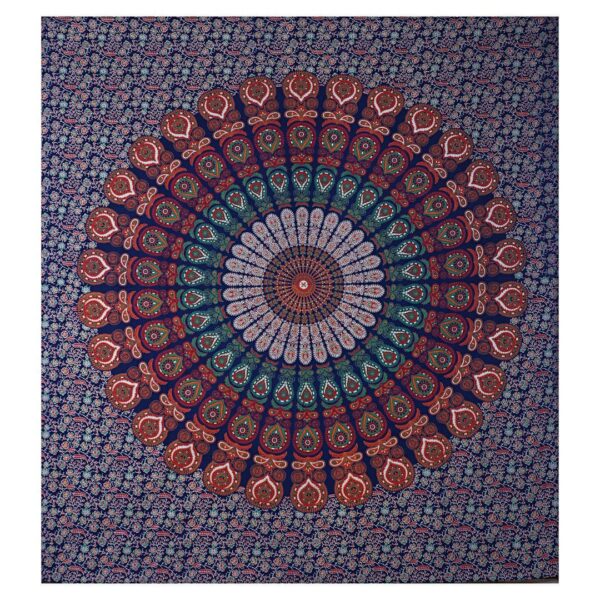 Badmeri Chillies (Badmeri block print) - Double Bedsheet - Image 4