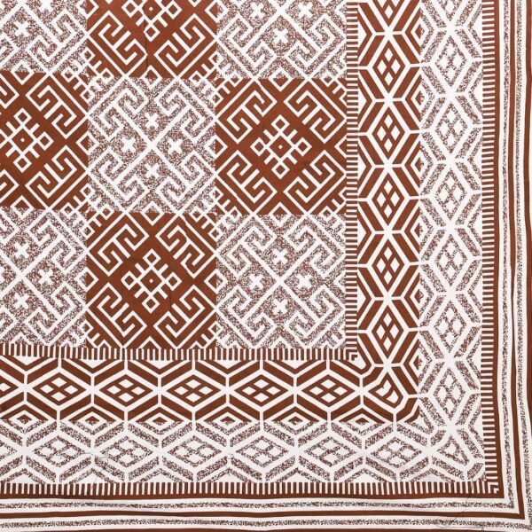 Texture Patterns Cotton Double Bedsheet - Image 2
