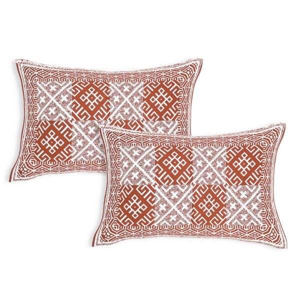 Texture Patterns Cotton Double Bedsheet - Image 3