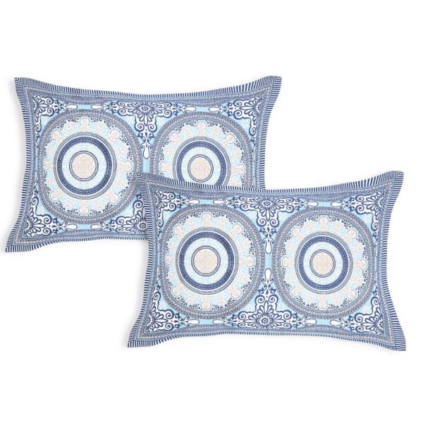 Texture Circles Cotton Double Bedsheet - Image 16