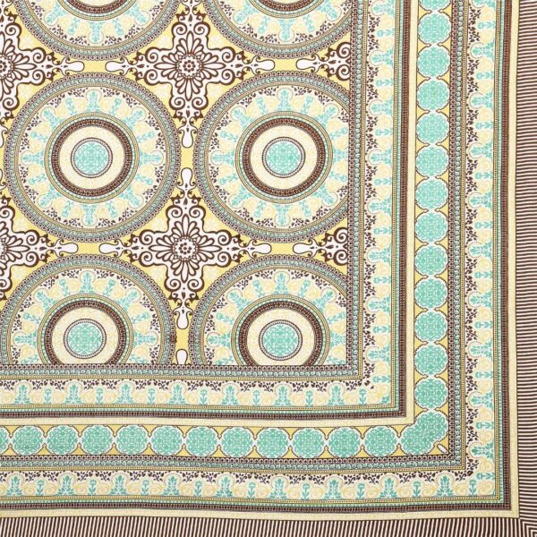 Texture Circles Cotton Double Bedsheet - Image 4