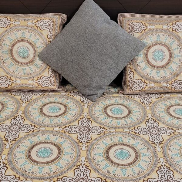 Texture Circles Cotton Double Bedsheet - Image 7