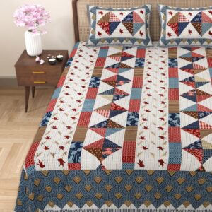 Patch Mandala Print Double Bedsheet