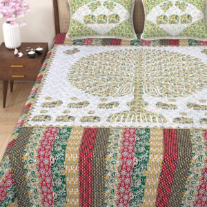 Giant Tree Mandala Double Bedsheet