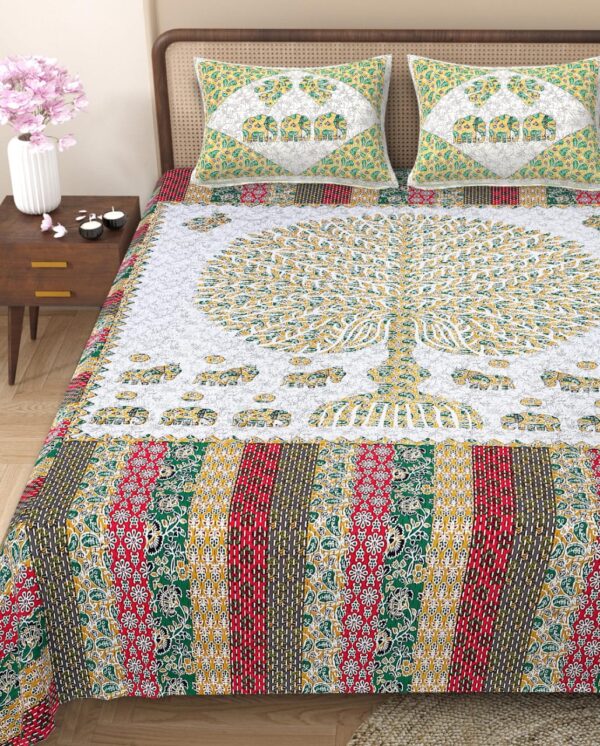 Giant Tree Mandala Double Bedsheet