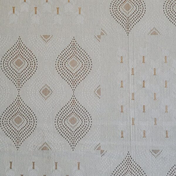 Royal Cream Premium Khadi Gold Double Bedsheet - Image 6