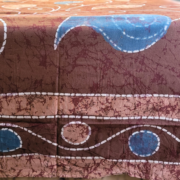 Maroon Batik Cotton Double Bedsheet - Image 6