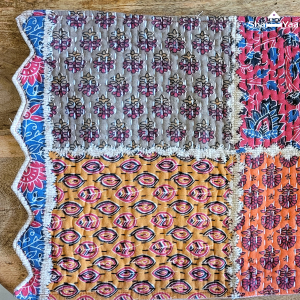 Quilted Dining Katha Table mats & Coasters - Image 3
