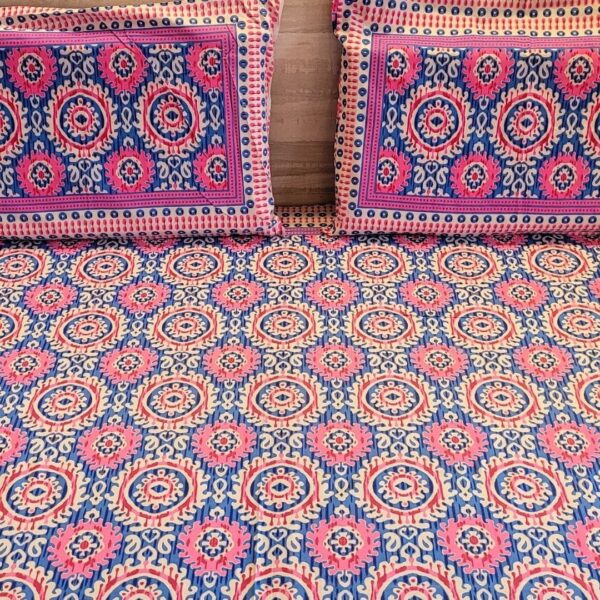 Arbana Texture Double Regular cotton Bedsheet - Image 3