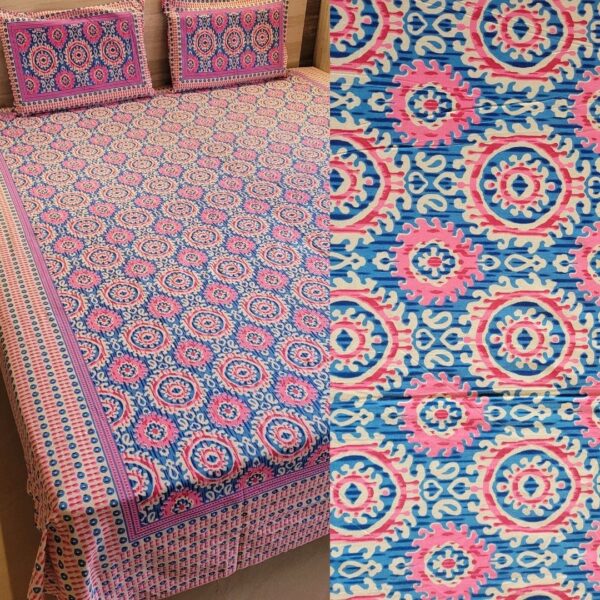 Arbana Texture Double Regular cotton Bedsheet - Image 6