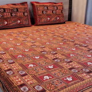 Bagru - Fitted Double Bedsheet