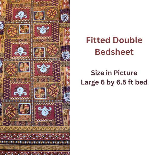 Bagru - Fitted Double Bedsheet - Image 5