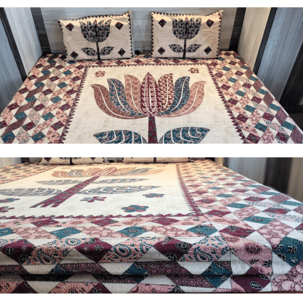 Barmeri Patterns - Fitted Double Bedsheet - Image 2