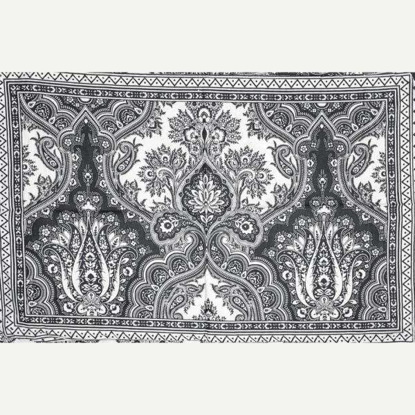 Sanganeri Deewan Large Single Bedsheet - 2 Pillow Covers - Image 3