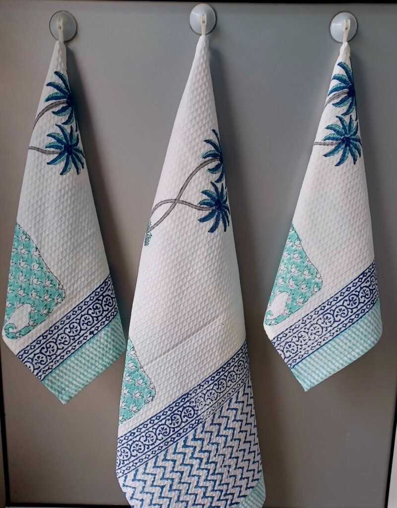Towel Sets - Hand Block collection design 6