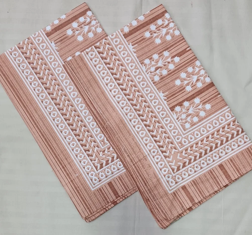 Blush geometric pillow cover print