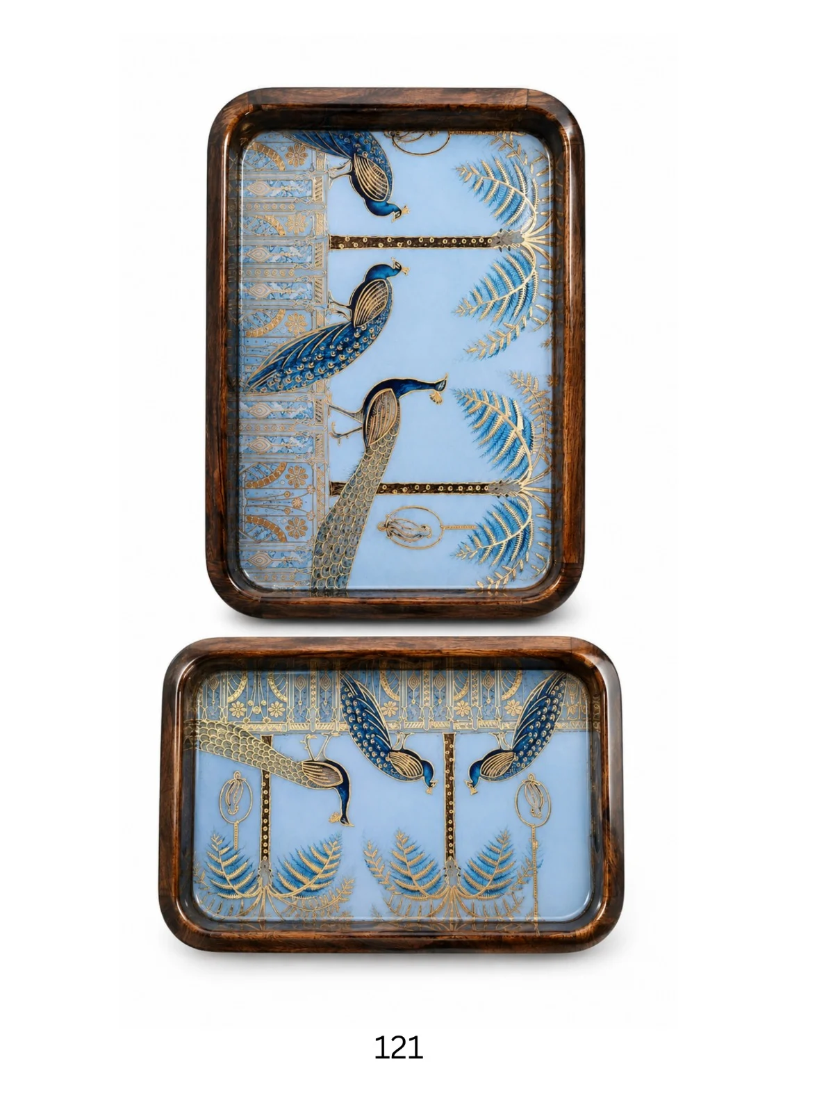 Mango Wood Tray Set (2pcs)