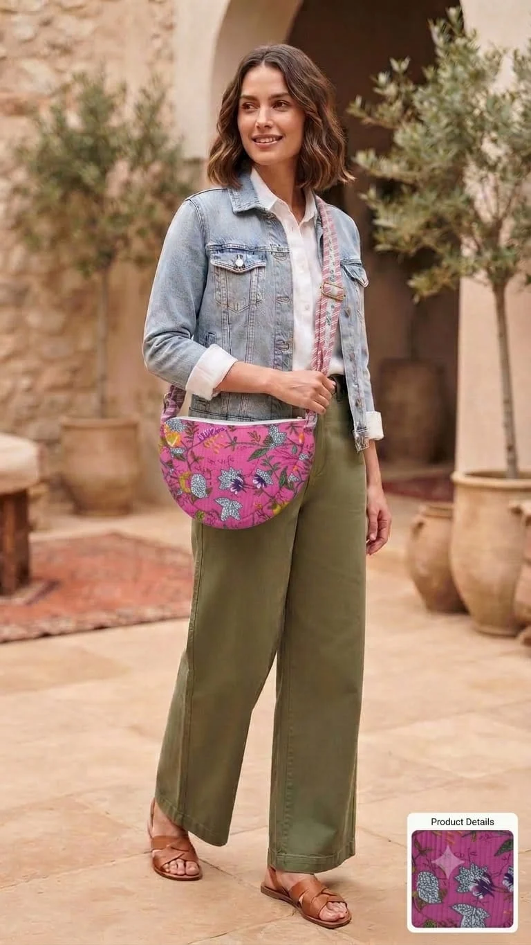 Sling Bags - Hand Blocks collection design 5