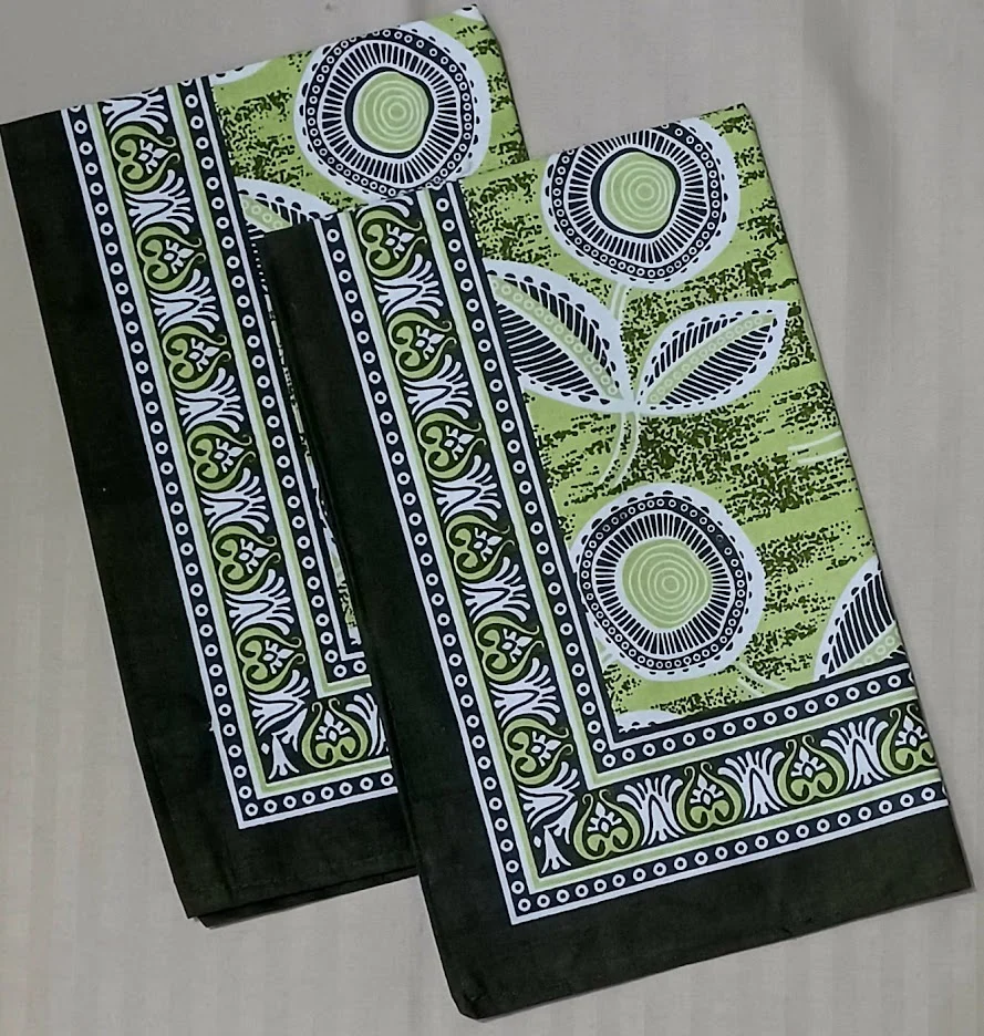 Pair of printed pillow covers in an alternate colourway