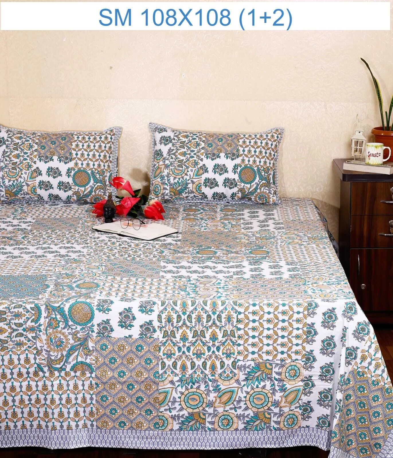 Samridhi cotton bedsheet set