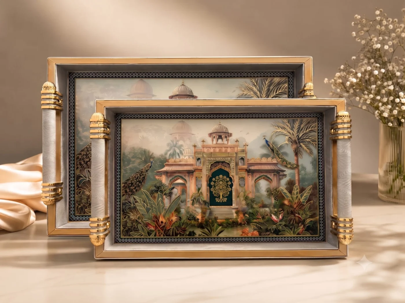 Handicraft Tray Set (2pcs)
